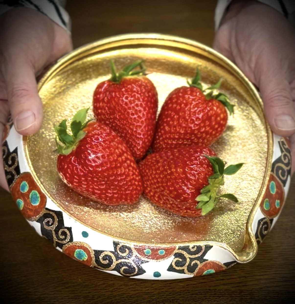 一粒1000円のいちご